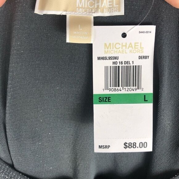 NWT Michael Kors Long Sleeve Top Size Large - Picture 7 of 7